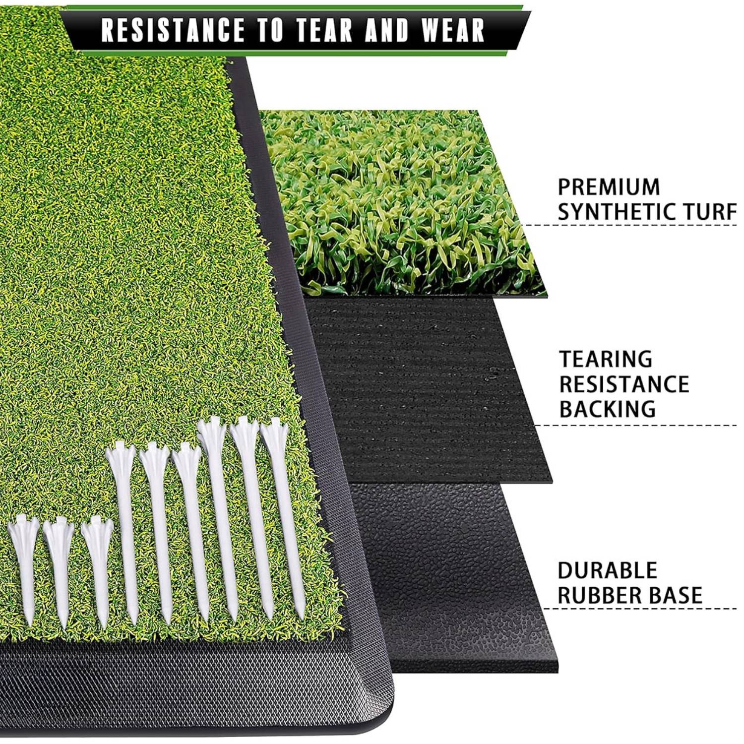 Golf Hitting Mat: image 3