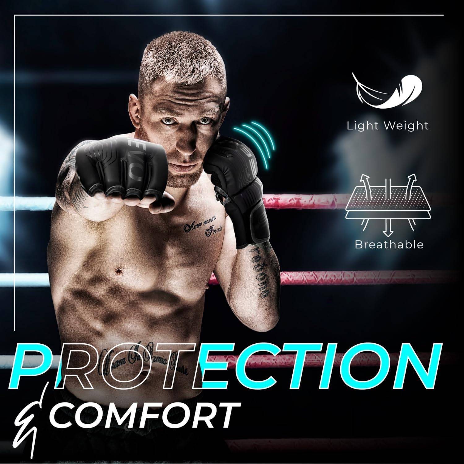 MMA Gloves, Small: image 5