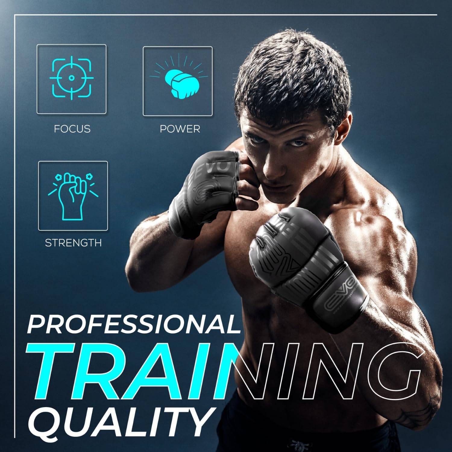MMA Gloves, Small: image 7