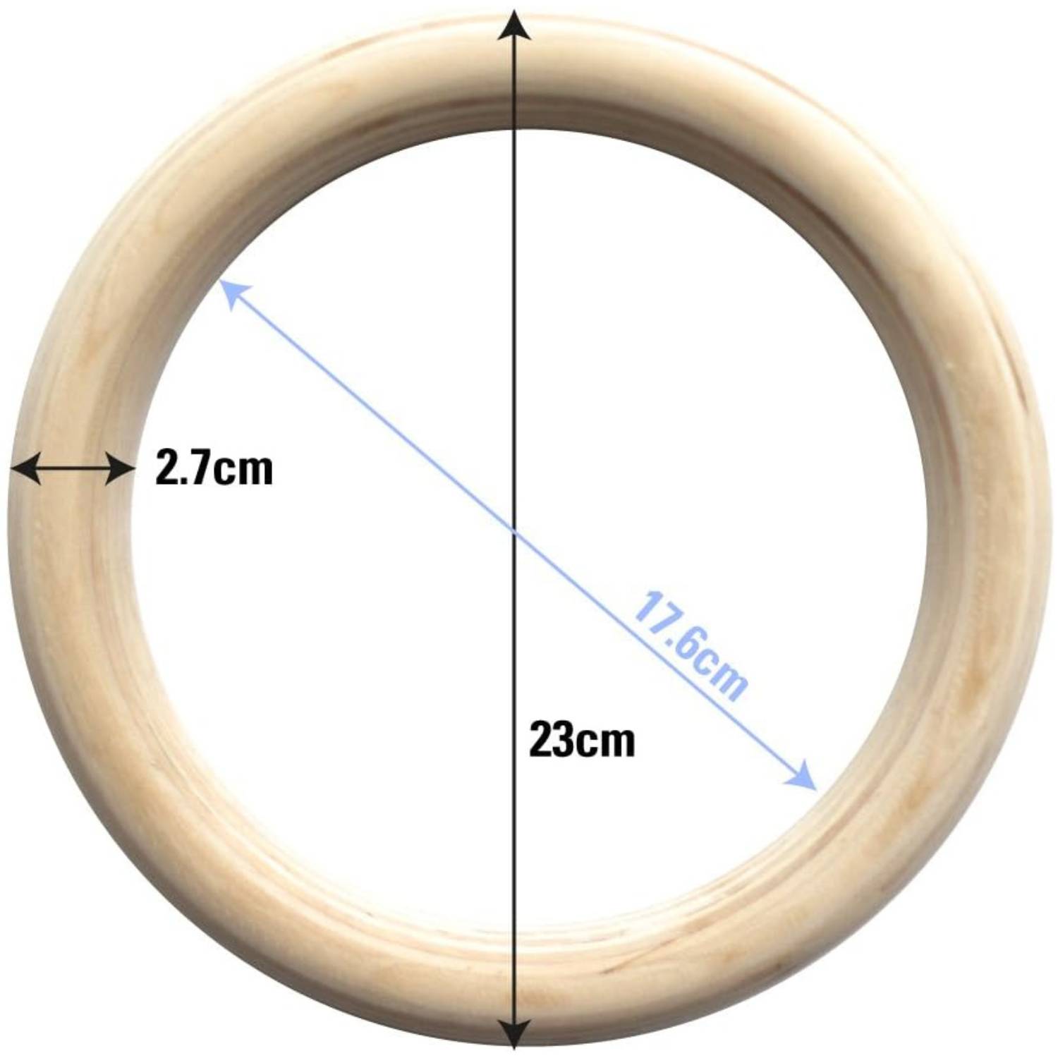 Wooden Gymnastic Rings